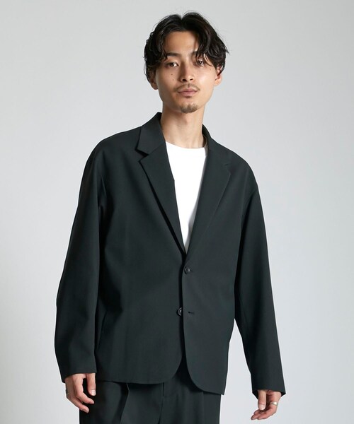 city（シティ）の「NEW NIFTEC LOOSE TAYLORED JKT（テーラードジャケット・メンズ・BLU/GRY/BLK/D.GRN/OLV・1/2/3）」の3枚目の写真
