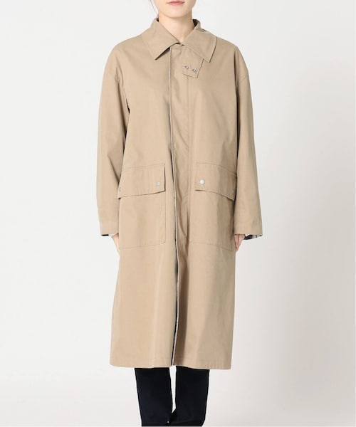 SLOBE IENA(スローブイエナ)の「《予約》綿ポリウェザーリバーシブルステンコート(ジャケット/アウター・キャメル/(025)/フリー/在庫あり)」の13枚目の写真