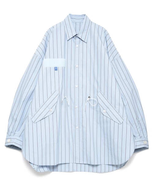 FUMITO GANRYU（フミトガンリュウ）の「M-51 shirt jacket（トップス・メンズ・NAVY/40/SAX/45・01/02）」の2枚目の写真