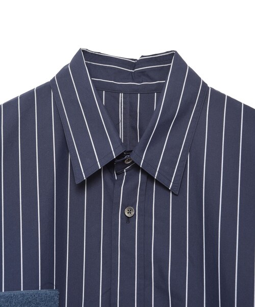 FUMITO GANRYU（フミトガンリュウ）の「M-51 shirt jacket（トップス・メンズ・NAVY/40/SAX/45・01/02）」の3枚目の写真