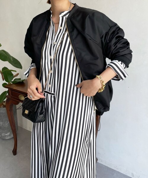 DouDou（ドゥドゥ）の「AW 異素材切替ブルゾン（ブルゾン）」 - WEAR