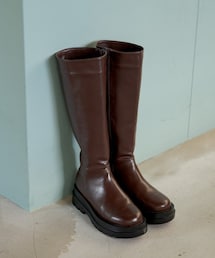 Kastane | 【2022AWアイテム】厚底ボリュームロングブーツ(ブーツ)