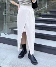 CAPRICIEUX LE'MAGE | スリットレイヤードスカート(スカート)