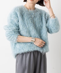 Omekashi | シャギーニットカーディガン(カーディガン/ボレロ)