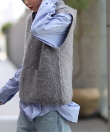 JOINT WORKS（ジョイントワークス）の「《予約》MOHAIR シャギー HOODIE VEST（その他）」