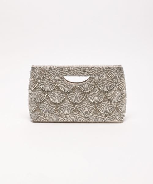 Andemiu（アンデミュウ）の「スカラップパールクラッチ（バッグ・レディース・アイボリー08/オーク20・F）」の6枚目の写真