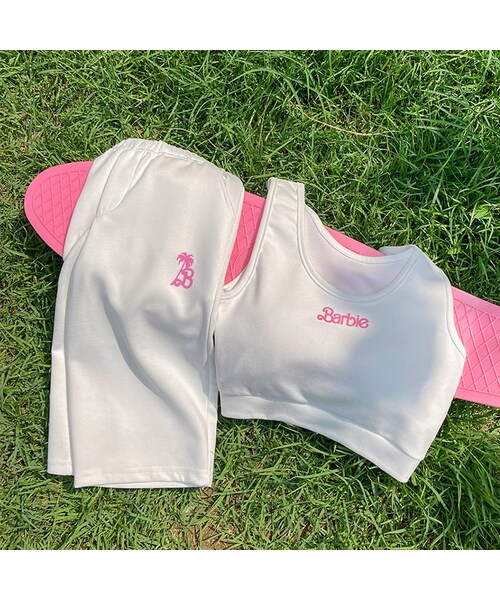 Barbie(バービー)の「Barbie Town Biker Shorts(パンツ・レディース・ミント/ホワイト/ブラック・one)」の8枚目の写真