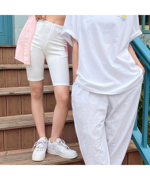 Barbie(バービー)の「Barbie Town Biker Shorts(パンツ・レディース・ミント/ホワイト/ブラック・one)」の3枚目の写真
