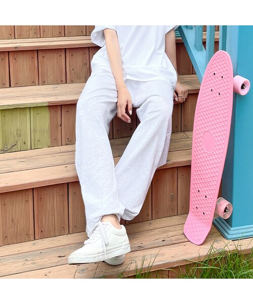 Barbie(バービー)の「Barbie Town Malibu Jogger Pants(パンツ・レディース・クリーム/ライトグレー/ミント/メランジグレー・one)」の5枚目の写真
