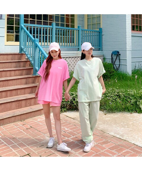 Barbie(バービー)の「Barbie Town Malibu Jogger Pants(パンツ・レディース・クリーム/ライトグレー/ミント/メランジグレー・one)」の2枚目の写真