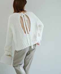 GALLARDAGALANTE | ブークレーバックオープンニット【オンラインストア限定商品】(ニット/セーター)