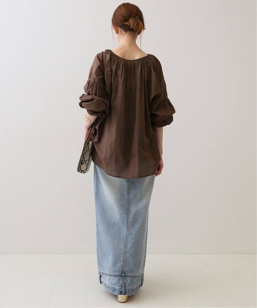 SLOBE IENA（スローブイエナ）の「ギャザースリーブシアー