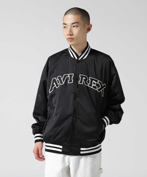 AVIREX(アヴィレックス)の「《REBUILD COLLECTION》サテン スタジアム ジャケット / SATIN STADIUM JACKET(ジャケット/アウター・ブラック/ネイビー/バーガンディ・F/M/L/XL/2XL)」の17枚目の写真