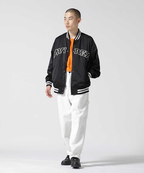 AVIREX(アヴィレックス)の「《REBUILD COLLECTION》サテン スタジアム ジャケット / SATIN STADIUM JACKET(ジャケット/アウター・ブラック/ネイビー/バーガンディ・F/M/L/XL/2XL)」の16枚目の写真