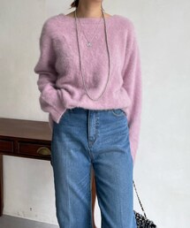 DouDou | フォックスカシミヤ 2WAYプルオーバーカーディガン(ニット/セーター)