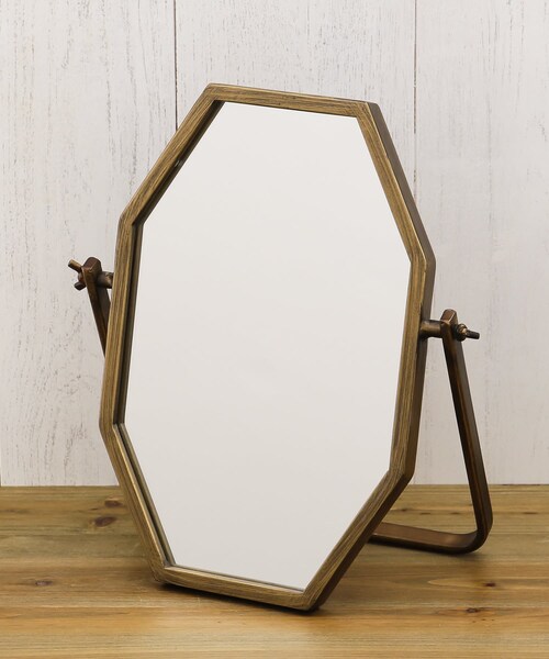 新品未使用✳︎Salut！窓型ミラー サリュ 大型 船 舵 ヴィンテージ