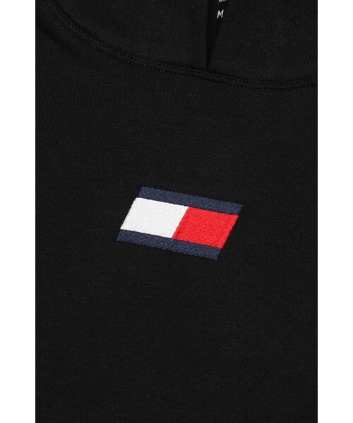 TOMMY HILFIGER（トミーヒルフィガー）の「타미힐피거 L/S 드롭 숄더 후드티 블랙 TP2T0123-BLK（その他・BLACK・S/M/L/XL）」の4枚目の写真