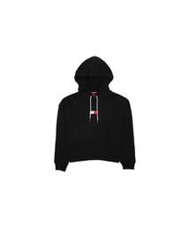 타미힐피거 L/S 드롭 숄더 후드티 블랙 TP2T0123-BLK
