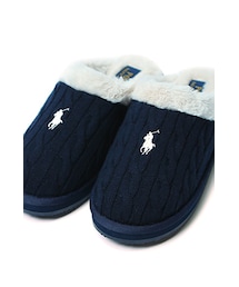 [폴로] 케일리 니트 스커프 네이비 RFS11628W