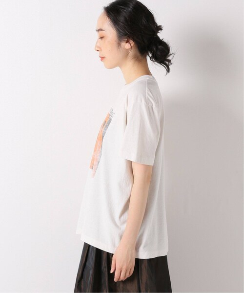 IENA(イエナ)の「【KURO/クロ 】ROUND SHAPE DYED TEE ERA Tシャツ(その他・ホワイト/フリー)」の5枚目の写真