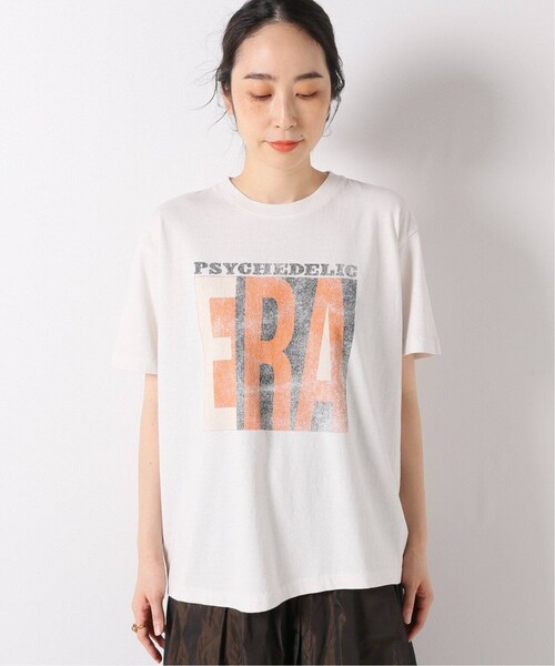 IENA(イエナ)の「【KURO/クロ 】ROUND SHAPE DYED TEE ERA Tシャツ(その他・ホワイト/フリー)」の4枚目の写真