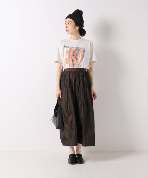 IENA(イエナ)の「【KURO/クロ 】ROUND SHAPE DYED TEE ERA Tシャツ(その他・ホワイト/フリー)」の2枚目の写真