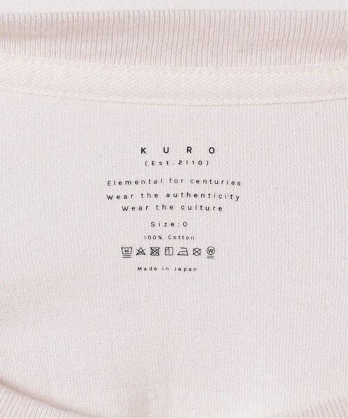 IENA（イエナ）の「【KURO/クロ 】ROUND SHAPE DYED TEE POWERS Tシャツ（その他・ホワイト/フリー）」の13枚目の写真