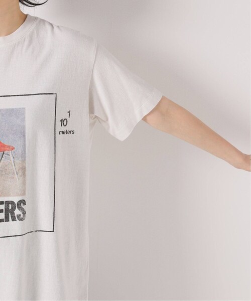 IENA（イエナ）の「【KURO/クロ 】ROUND SHAPE DYED TEE POWERS Tシャツ（その他・ホワイト/フリー）」の9枚目の写真