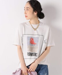 IENA（イエナ）の「【KURO/クロ 】ROUND SHAPE DYED TEE POWERS Tシャツ（その他）」