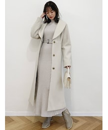 dazzlin | ラペル2wayフレアコート(その他アウター)