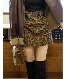 EVRIS（エヴリス）の「ダブルベルトミニスカート（スカート）」