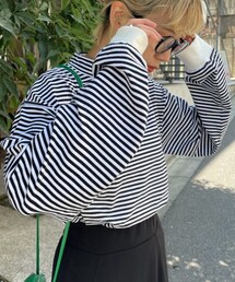 CIAOPANIC | ボーダープチハイネックTEE(Tシャツ/カットソー)