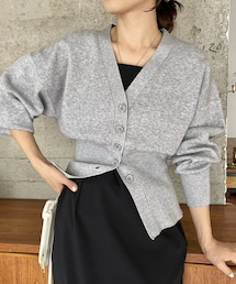 CAPRICIEUX LE'MAGE | ウエスト切替カーディガン(カーディガン/ボレロ)
