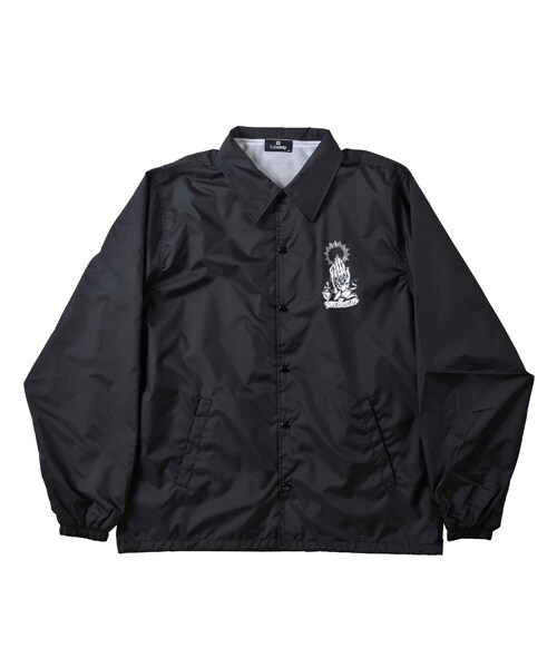 Subciety（サブサエティ）の「COACH JKT（ジャケット/アウター・メンズ・Black/TRIBE CROSS/Black/BENT BACK GIRL/Black/BABYLON/Black/PRAYING HANDS・S/M/L/XL）」の7枚目の写真