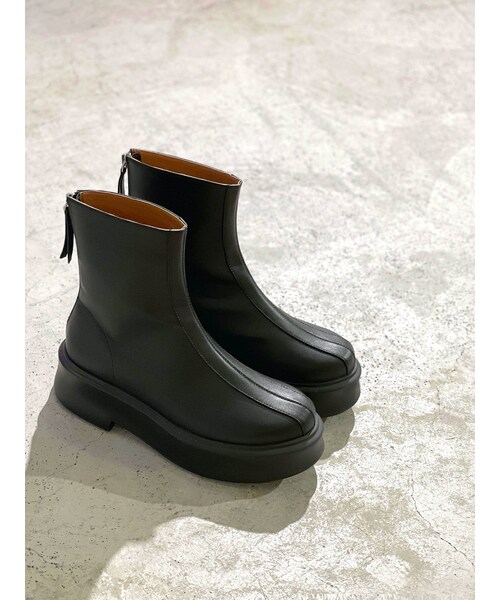 Ungrid(アングリッド)の「ミドル丈ジップデザインブーツ(その他シューズ・ブラック・M/S/L)」の2枚目の写真