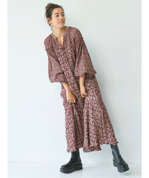 Ungrid(アングリッド)の「ミドル丈ジップデザインブーツ(その他シューズ・ブラック・M/S/L)」の4枚目の写真