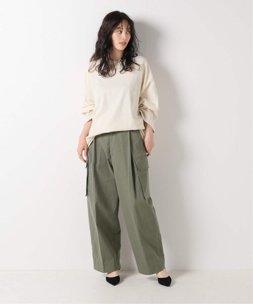 IENA(イエナ)の「【blurhms/ブラームス】Super Wide 6P スラックス(その他・ブラック/XS/S)」の5枚目の写真