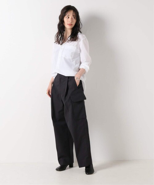IENA(イエナ)の「【blurhms/ブラームス】Super Wide 6P スラックス(その他・ブラック/XS/S)」の3枚目の写真