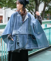 CIAOPANIC TYPY | 【etsinta/エシンタ】Levisリメイクビンテージデニムポンチョ(その他トップス)