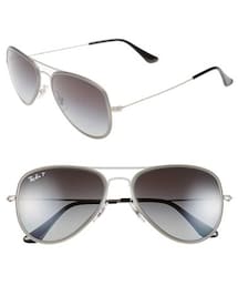 Ray-Ban | Ray-Ban 'Icons' 56mm Polarized Aviator Sunglasses(サングラス)