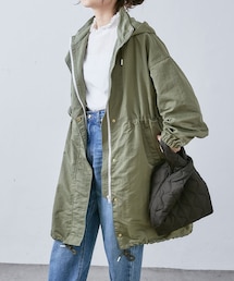 PUAL CE CIN | 【2022AW】ナイロンタフタモッズコート(モッズコート)