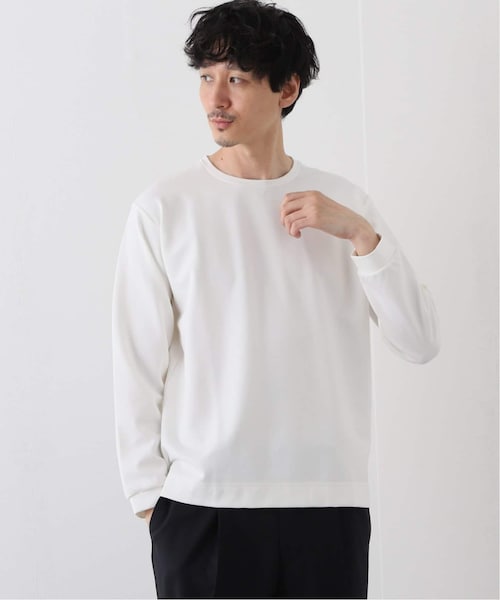 STONE  クルーネック ロングスリーブTシャツ B.C STOCK（ベーセーストック）の「DOUBLE SILKY クルーネックロング