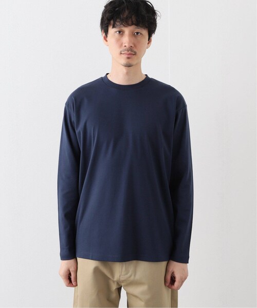 B.C STOCK（ベーセーストック）の「DOUBLE SILKY クルーネックロング