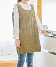 3coins | キルティングエプロン(エプロン)