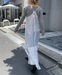 CIAOPANIC | 【HELLO.SANFRANCISCO】ティアードシアーキャミワンピース(ワンピース)