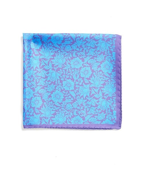 Ted Baker（テッドベーカー）の「Ted Baker London Silk Pocket Square（手袋・メンズ・Blue/Aqua）」の2枚目の写真
