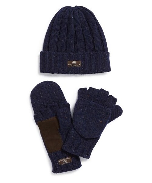 UGG（アグ）の「UGG® Australia 'Calvert' Knit Hat & Gloves（手袋）」 WEAR
