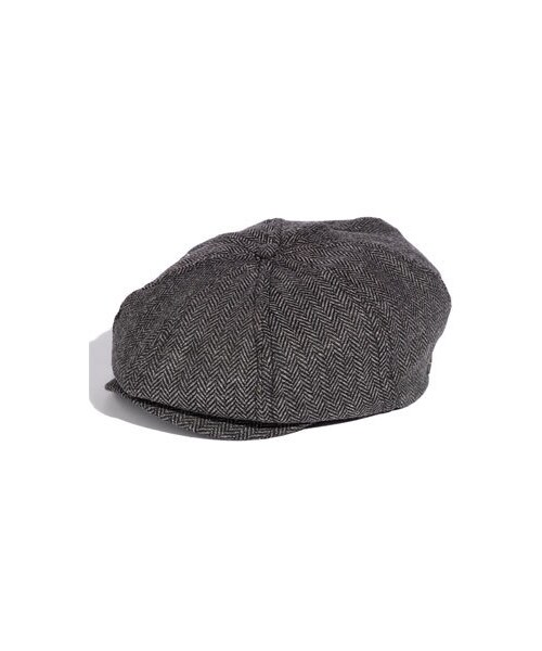 BRIXTON(ブリクストン)の「Brixton 'Brood' Driving Cap(帽子・メンズ・Brown/ Khaki/Grey/Black Herringbone・Small/X-Large/Large/Medium)」の2枚目の写真