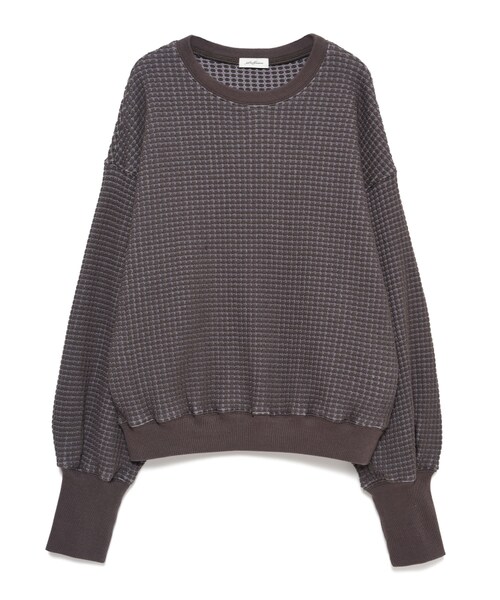 BIG WAFFLE PULLOVER