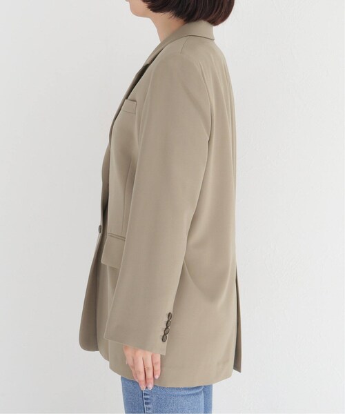 MUSE de Deuxieme classe(ミューズデドゥーズィエムクラス)の「【Col Pierrot/コルピエロ】Wool ジャケット(その他・ベージュ/フリー)」の7枚目の写真